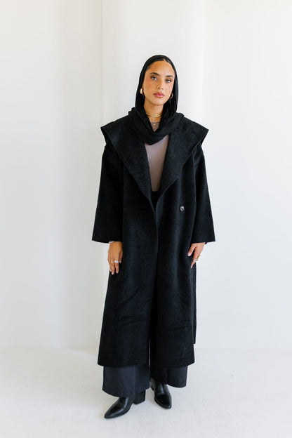 Twill Coat - Black