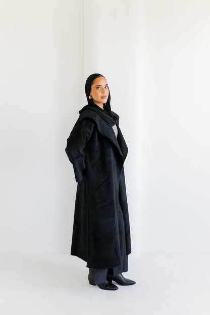 Twill Coat - Black