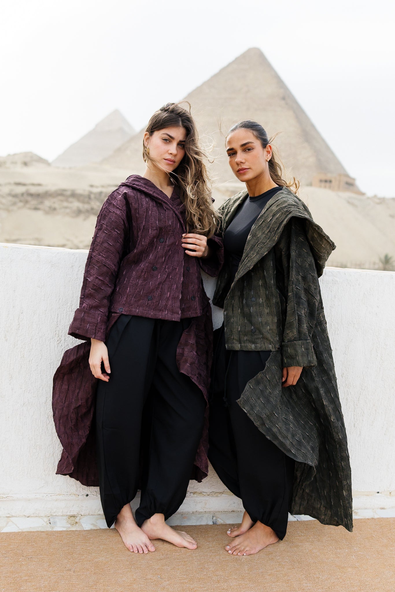 Safeya Kaftan - Olive Stone