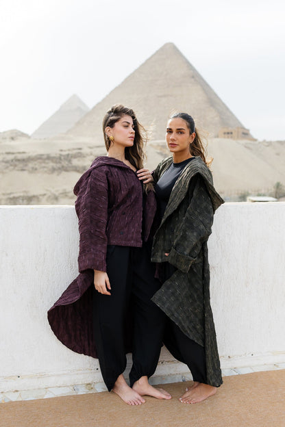 Safeya Kaftan - Olive Stone