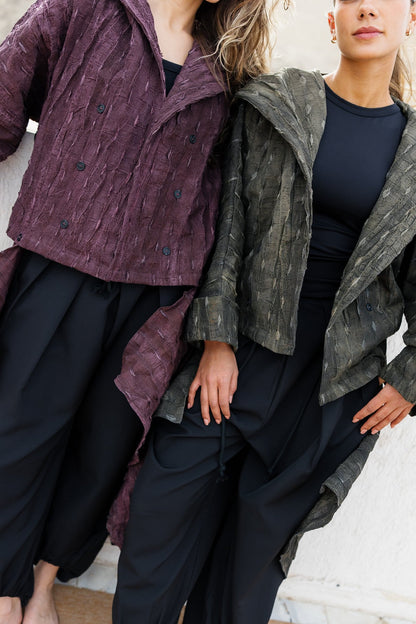 Safeya Kaftan - Olive Stone