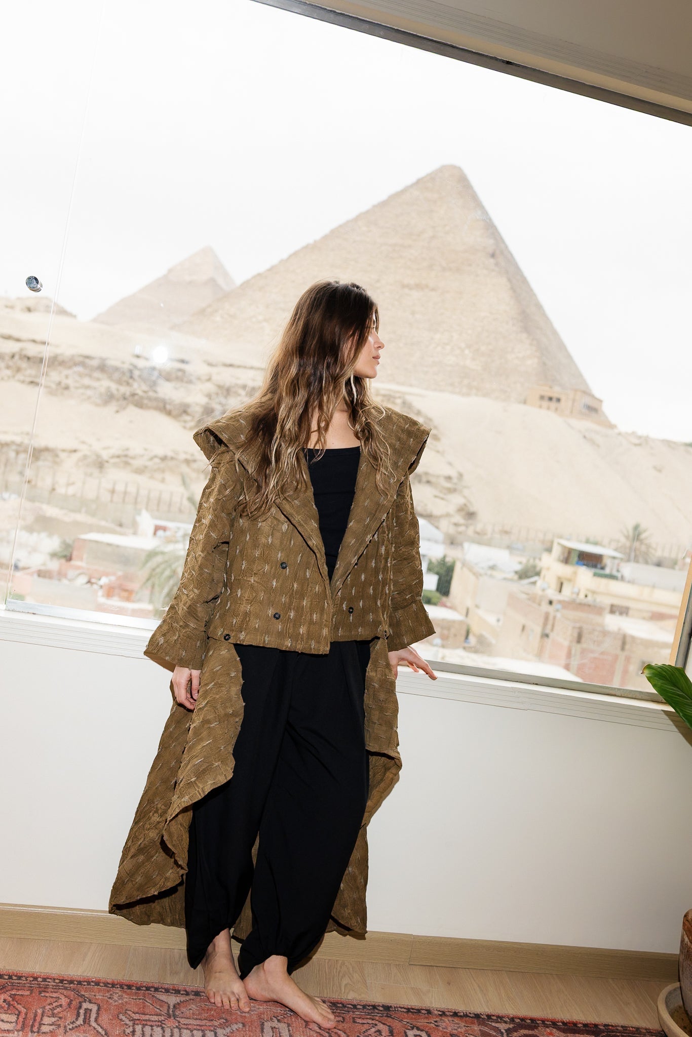 Safeya Kaftan - Brown