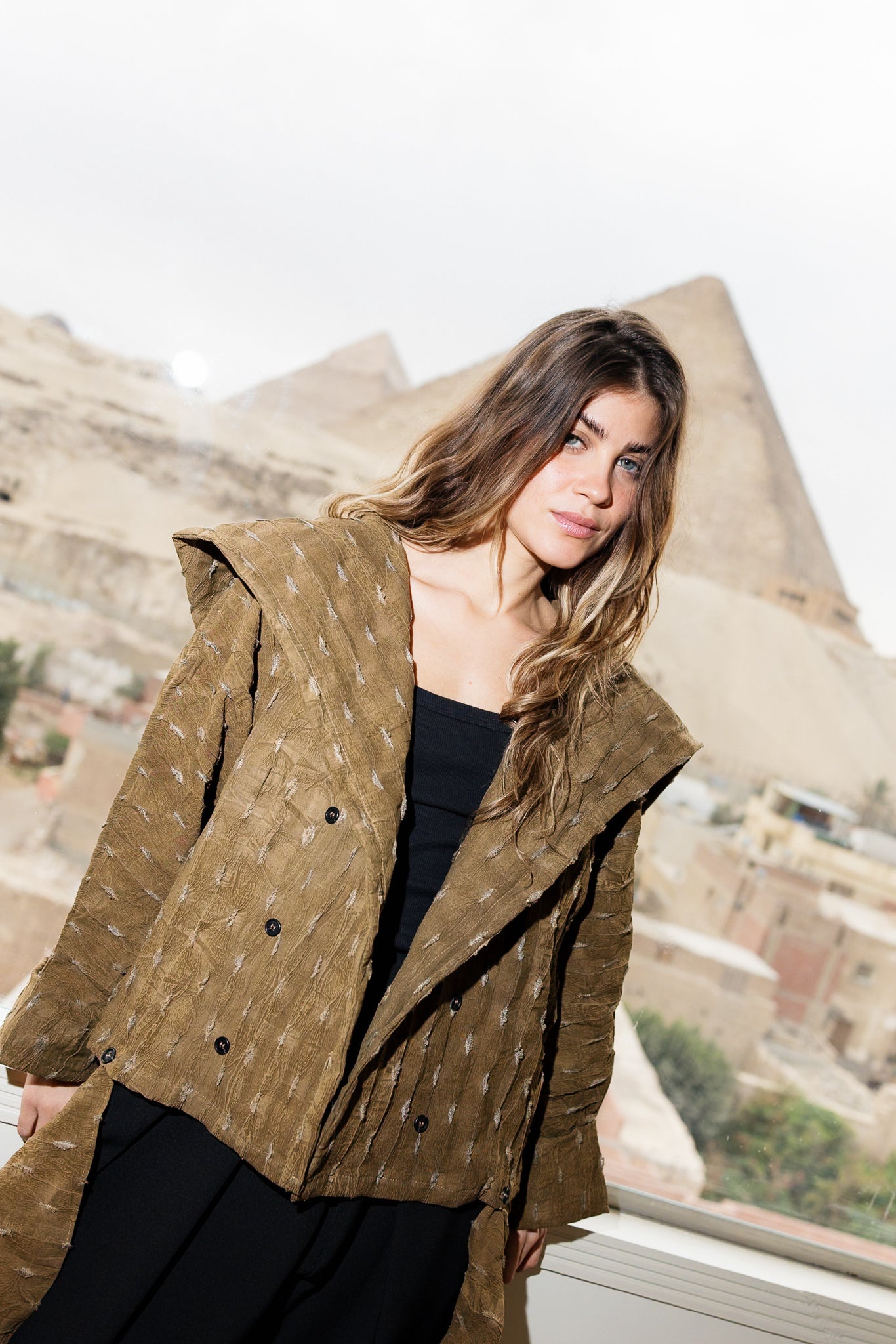 Safeya Kaftan - Brown