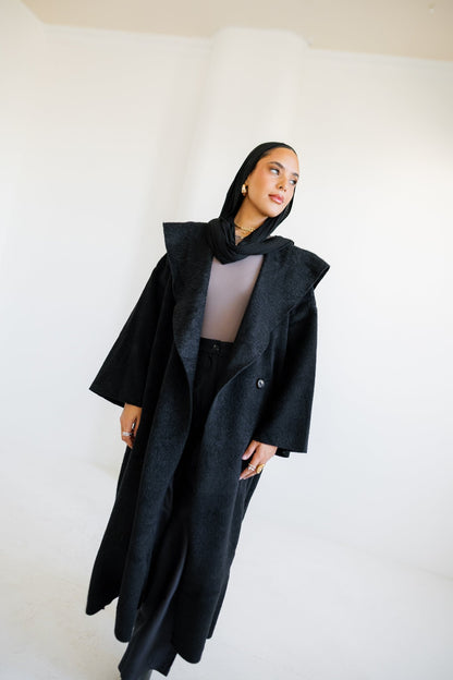 Twill Coat - Black