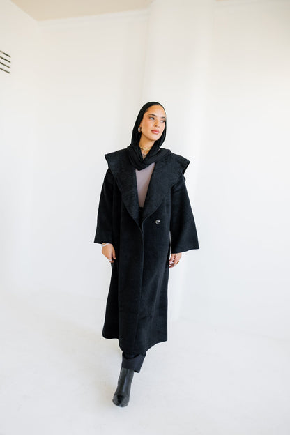 Twill Coat - Black