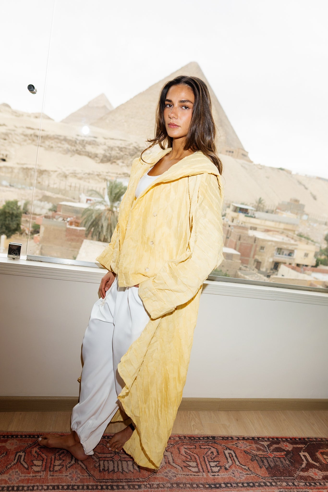 Safeya Kaftan - Warm Yellow