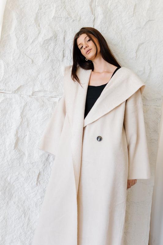 Twill Coat - Creme