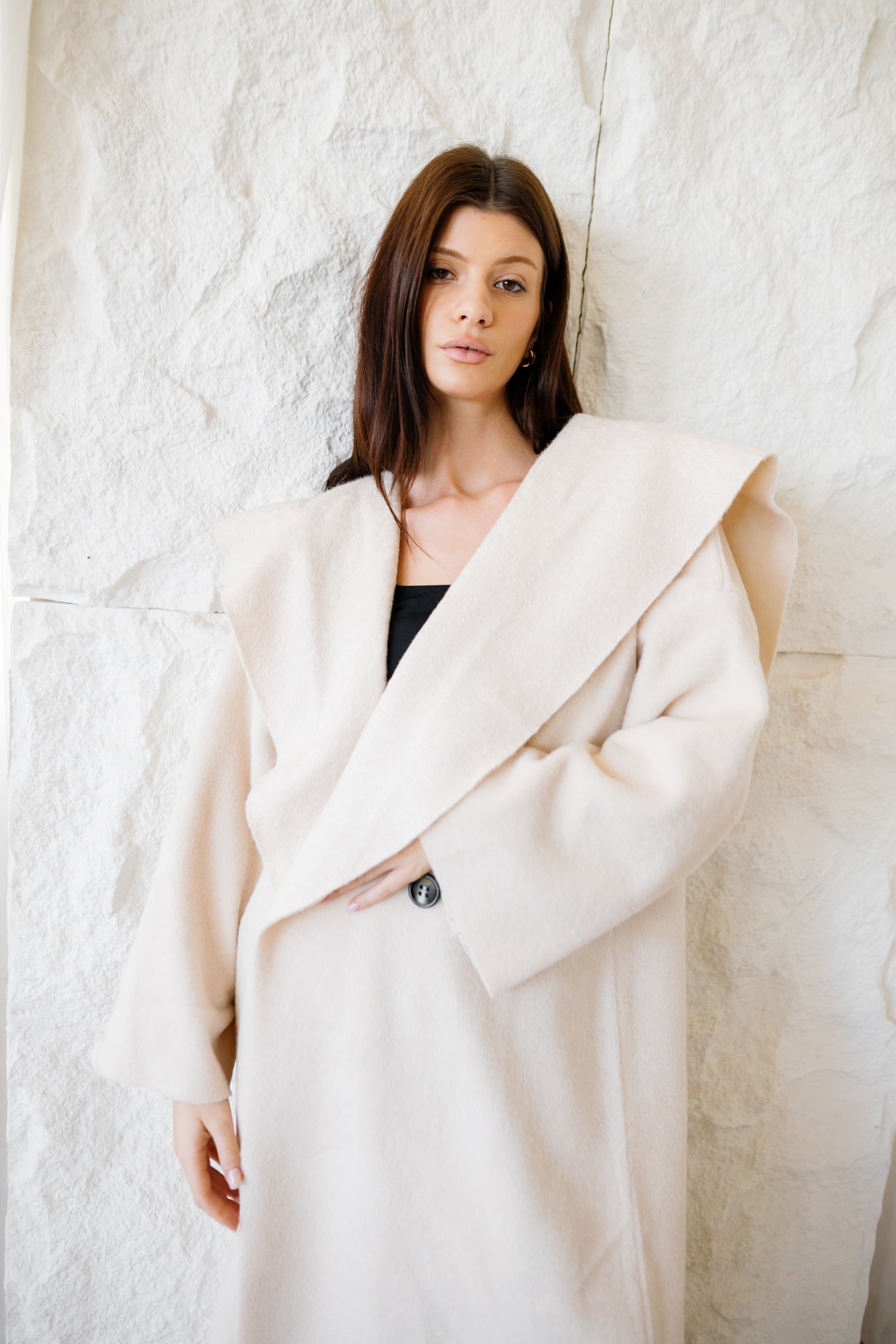 Twill Coat - Creme