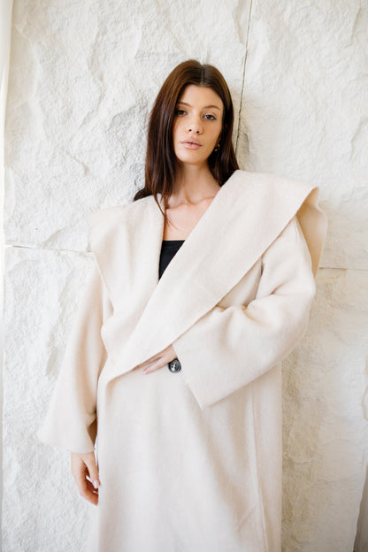 Twill Coat - Creme