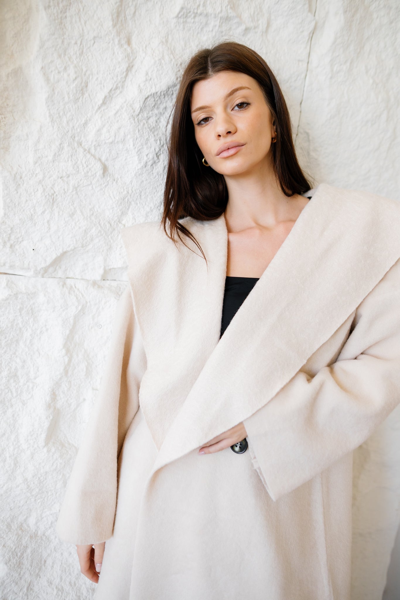 Twill Coat - Creme