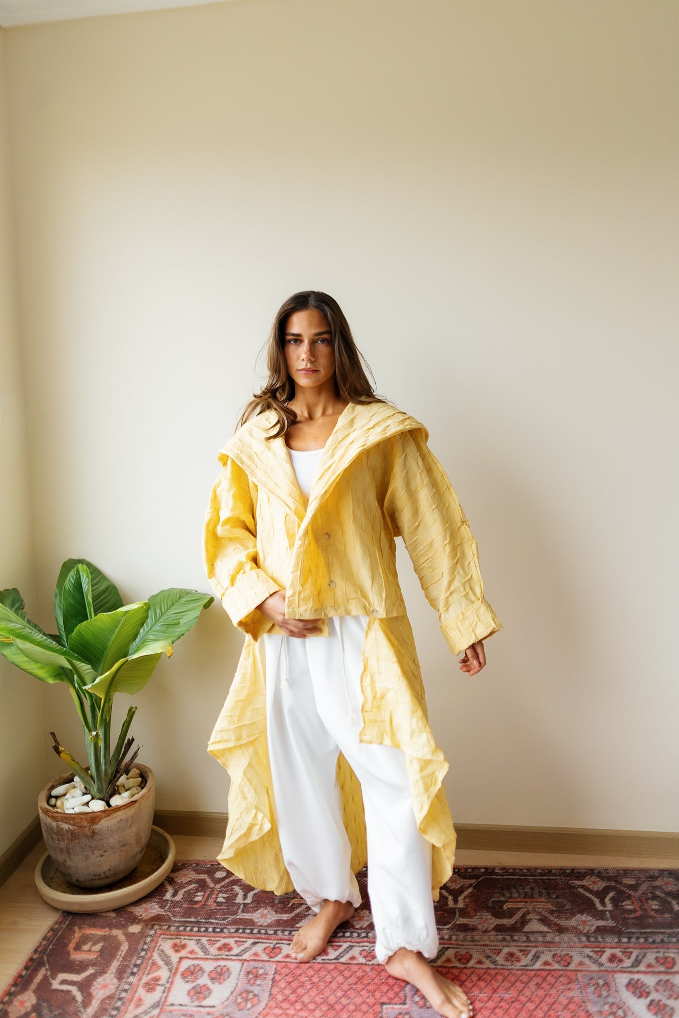 Safeya Kaftan - Warm Yellow