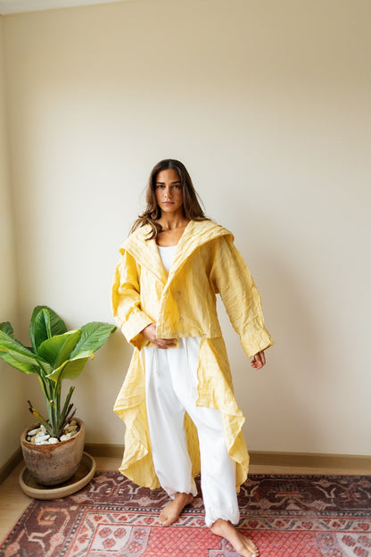 Safeya Kaftan - Warm Yellow