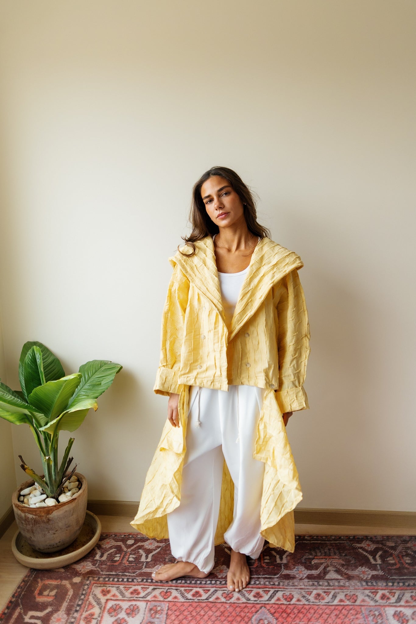 Safeya Kaftan - Warm Yellow