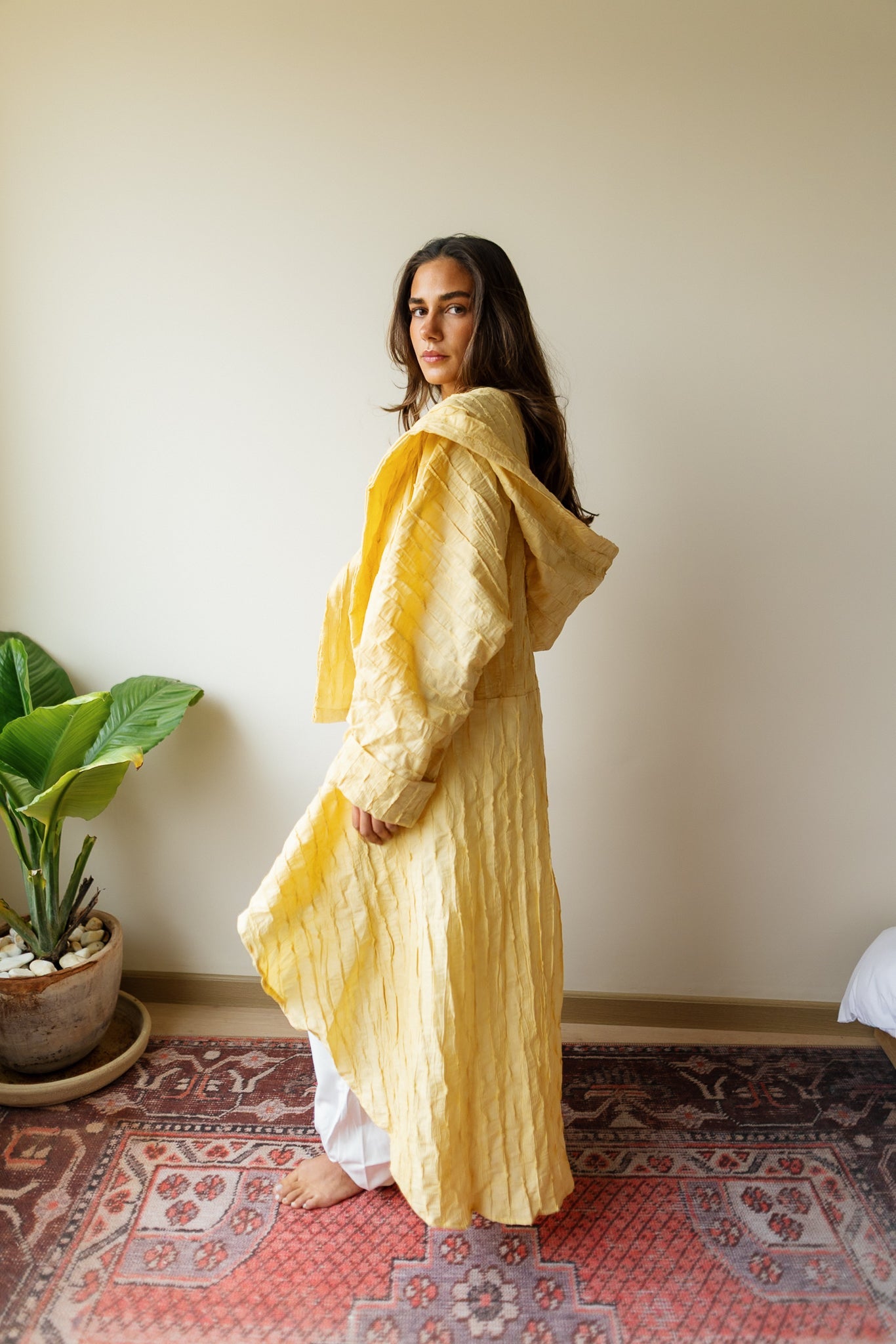 Safeya Kaftan - Warm Yellow