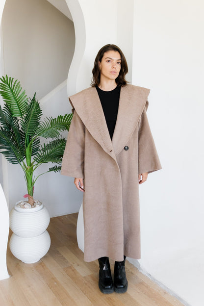 Twill Coat - Beige