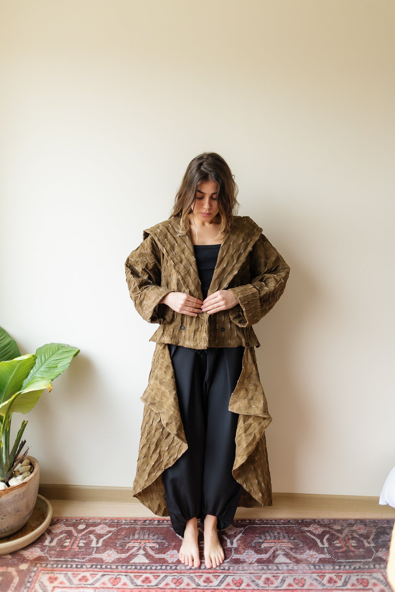 Safeya Kaftan - Brown