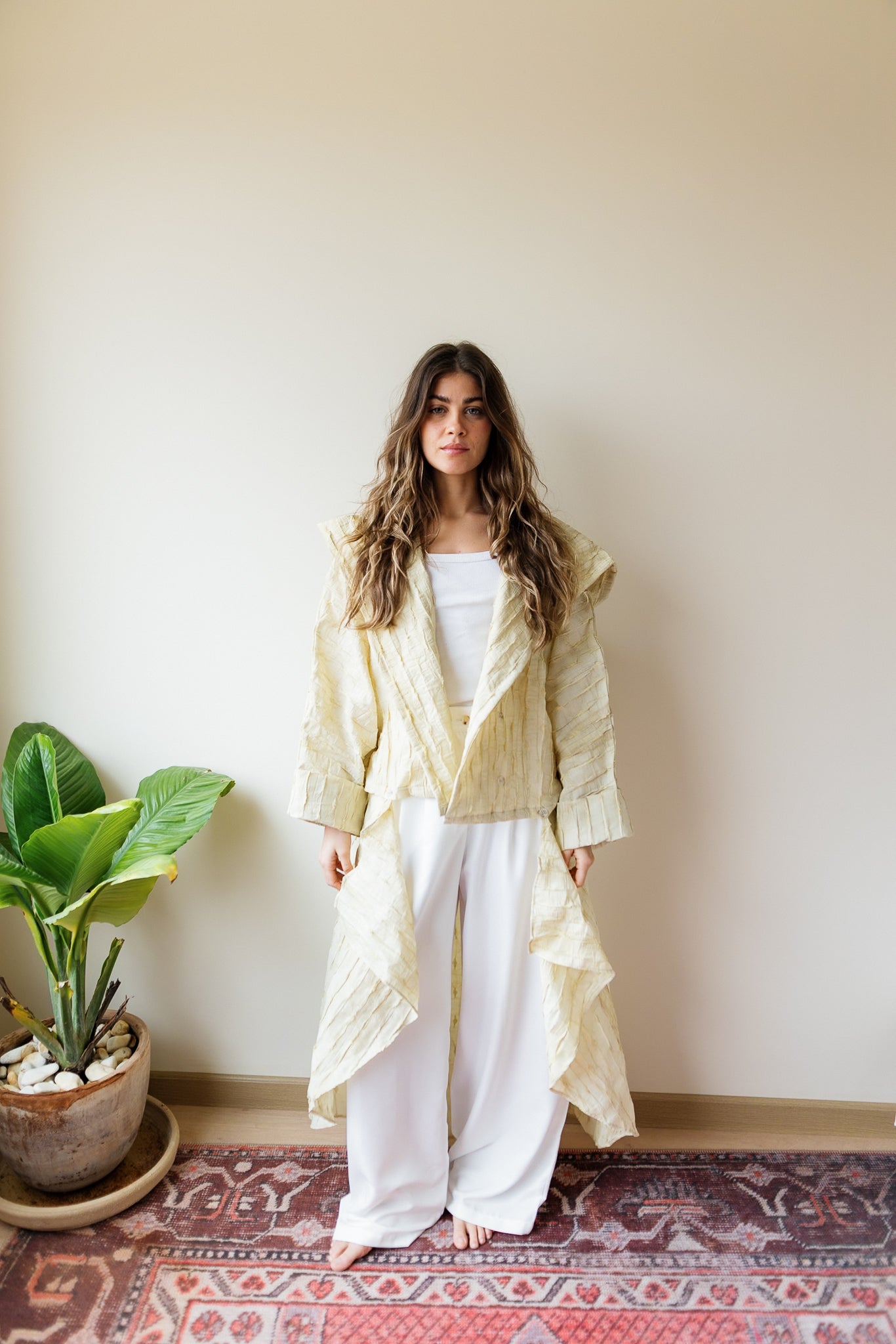 Safeya Kaftan - Soft Creme