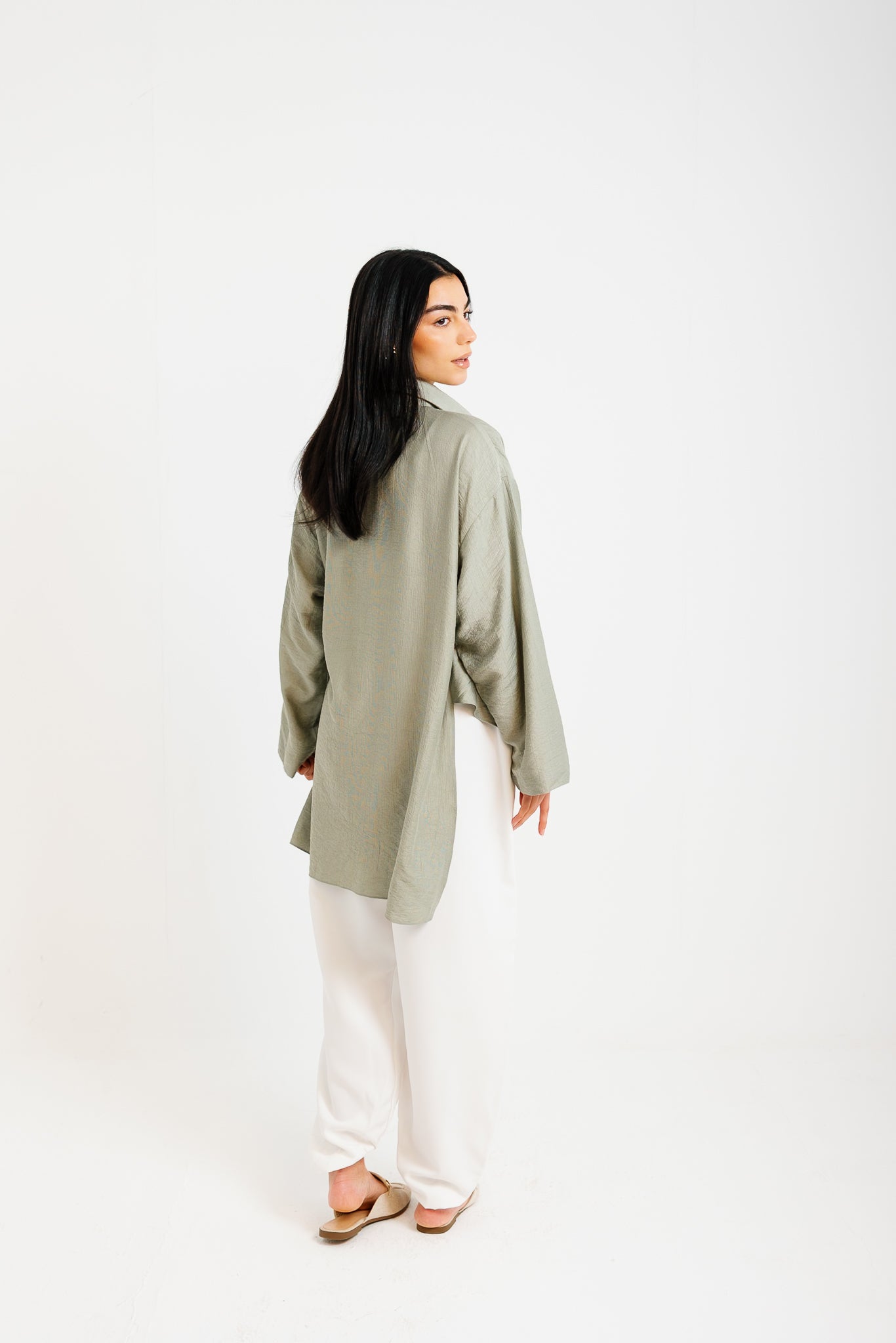 Tied Up Asymmetrical Top - Mint