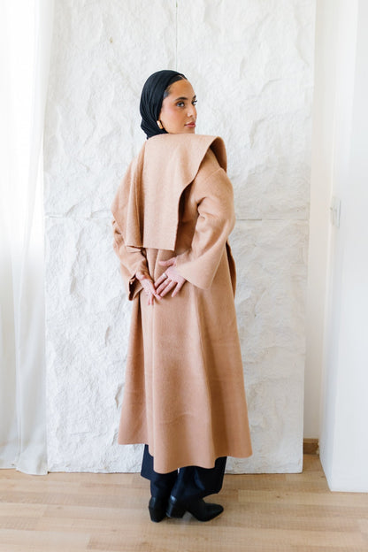 Twill Coat - Camel