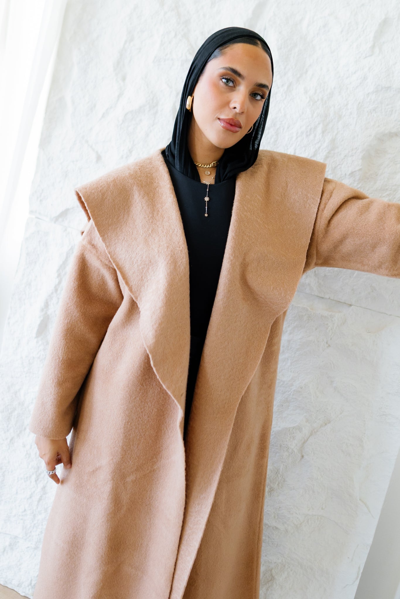 Twill Coat - Camel