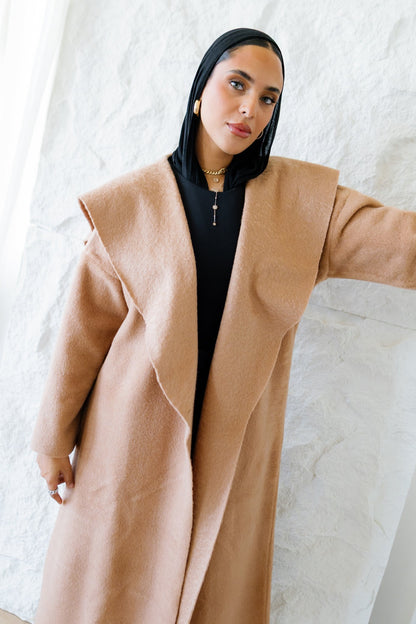Twill Coat - Camel