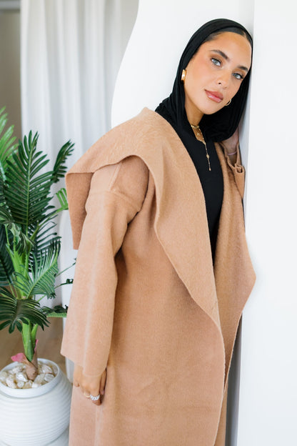 Twill Coat - Camel