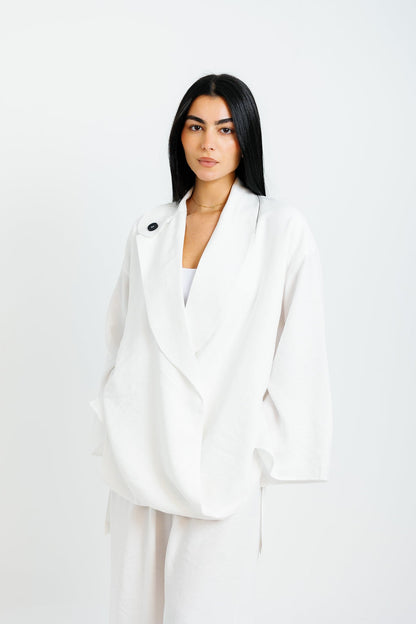 The Twisted Fit Set - White