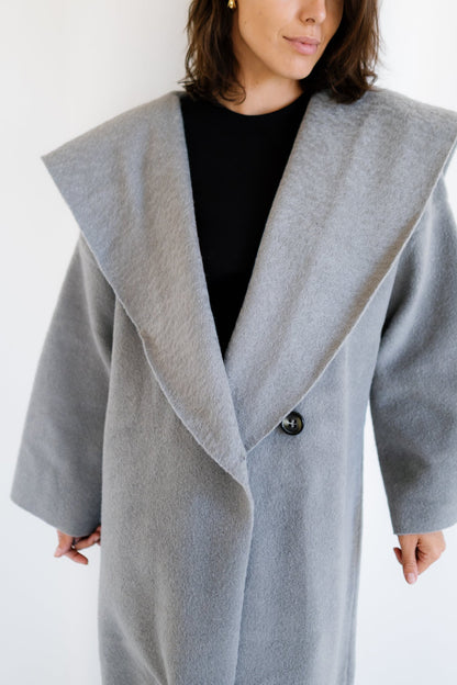 Twill Coat - Grey