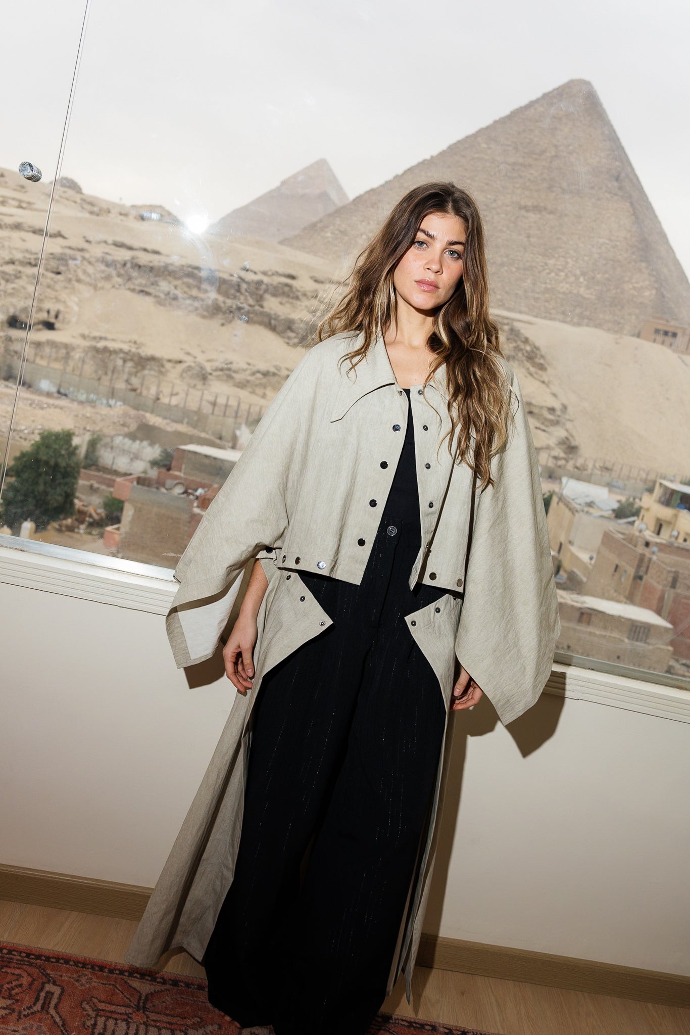 Nabila Kaftan - Nude Beige