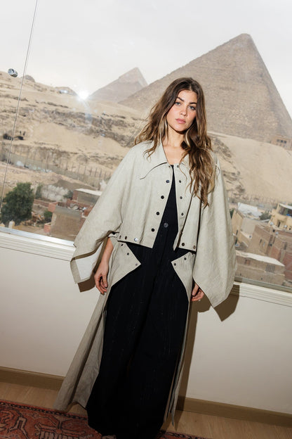 Nabila Kaftan - Nude Beige