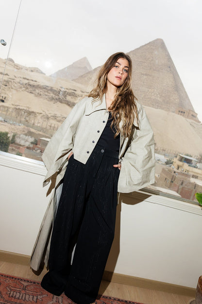 Nabila Kaftan - Nude Beige