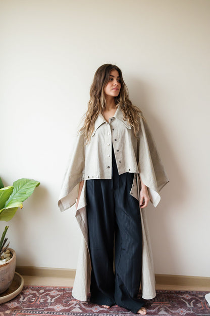 Nabila Kaftan - Nude Beige