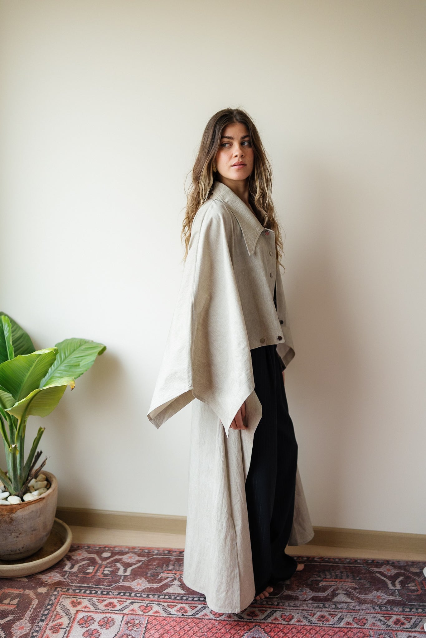 Nabila Kaftan - Nude Beige