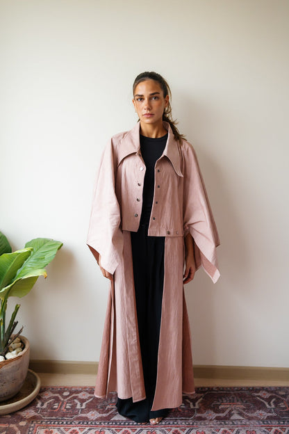 Nabila Kaftan - Powder Pink
