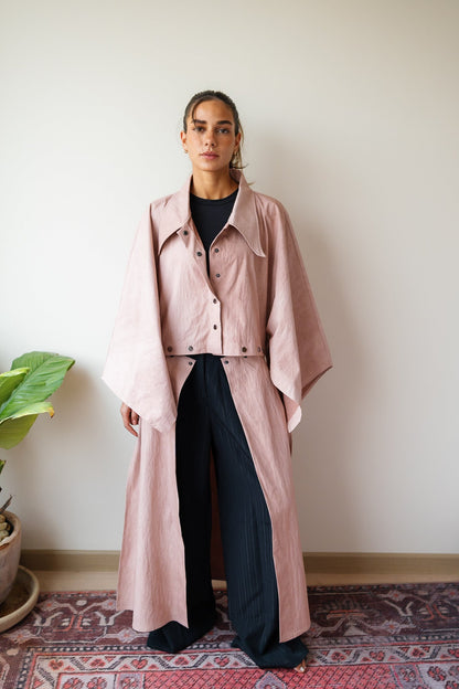 Nabila Kaftan - Powder Pink