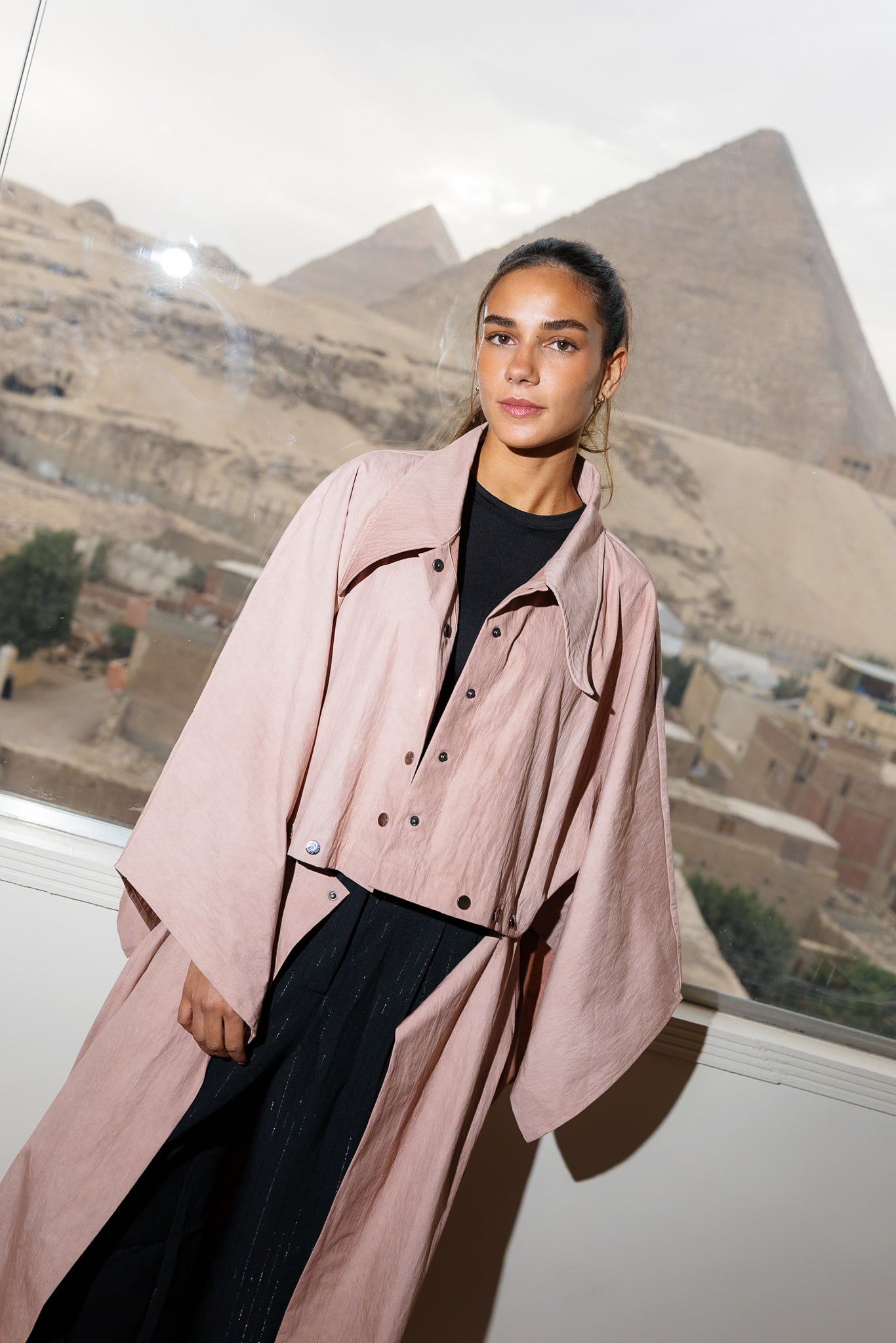 Nabila Kaftan - Powder Pink