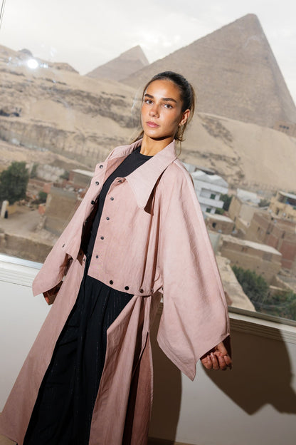 Nabila Kaftan - Powder Pink