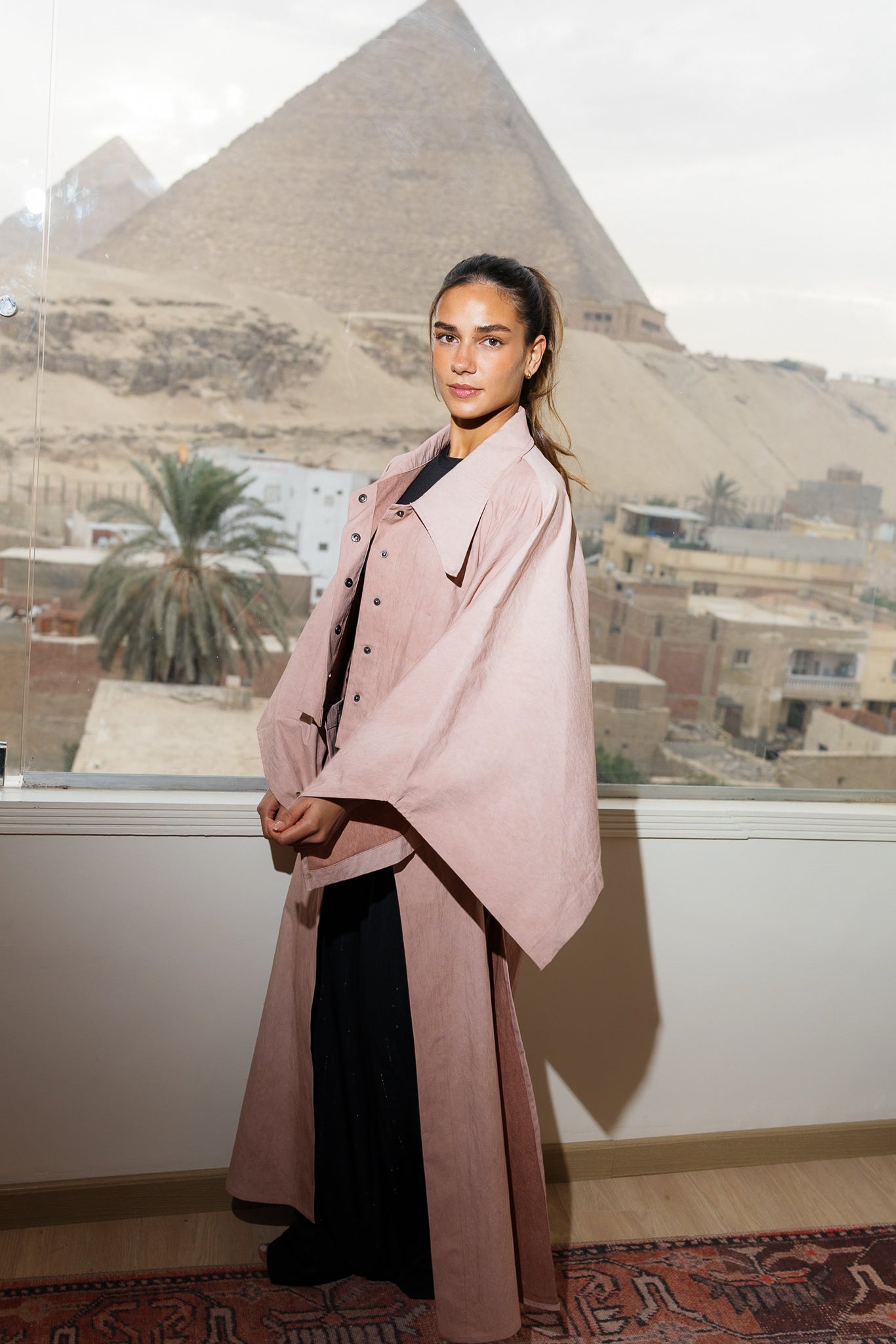 Nabila Kaftan - Powder Pink