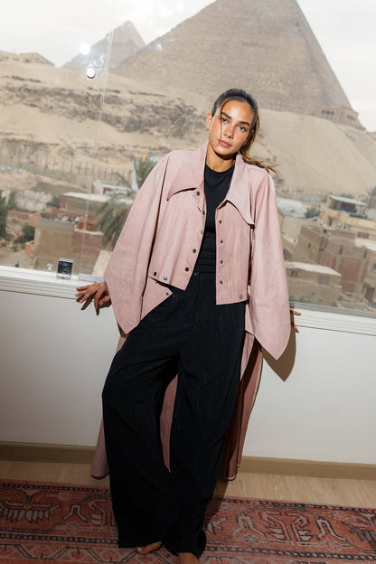 Nabila Kaftan - Powder Pink