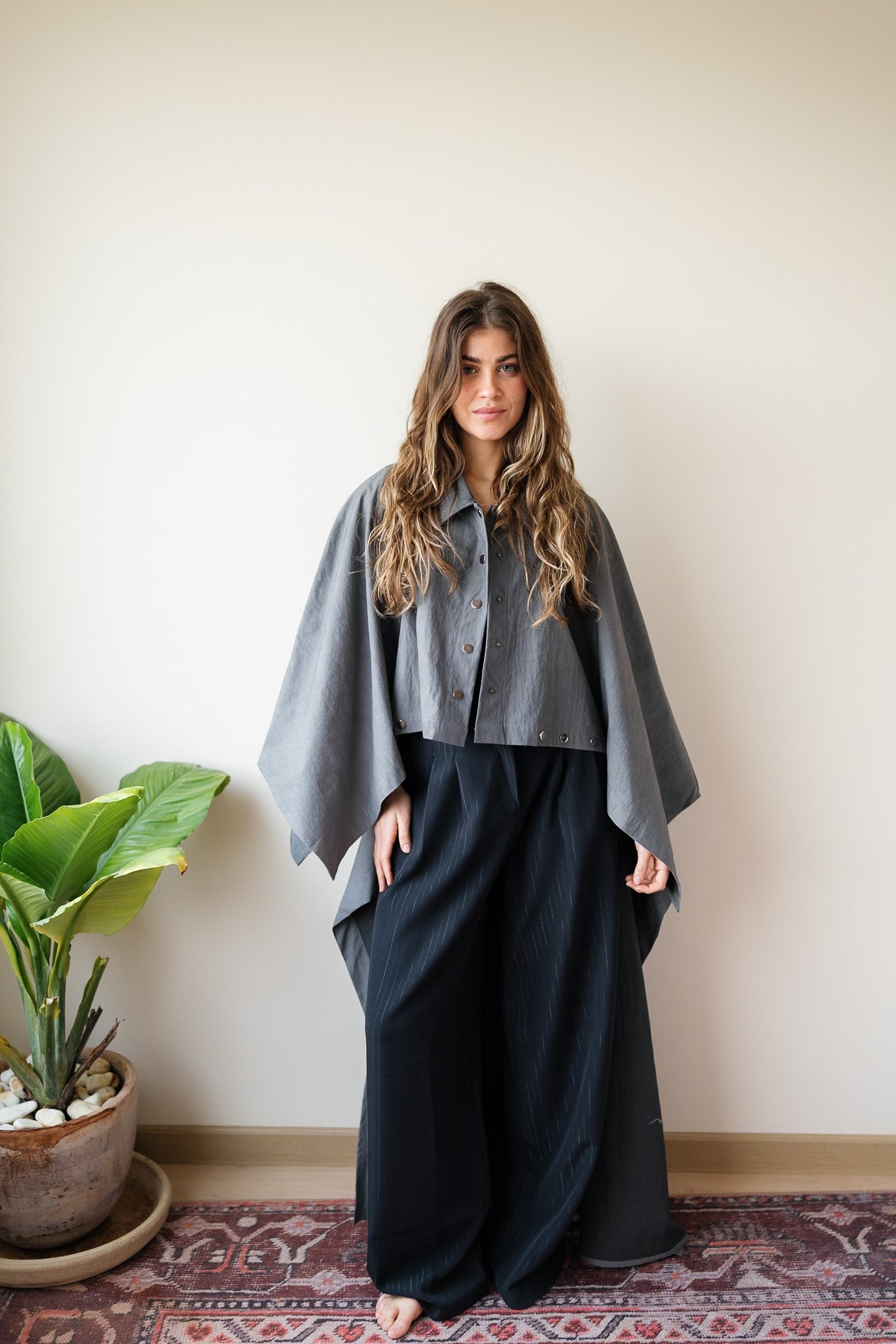 Nabila Kaftan - Dark Grey