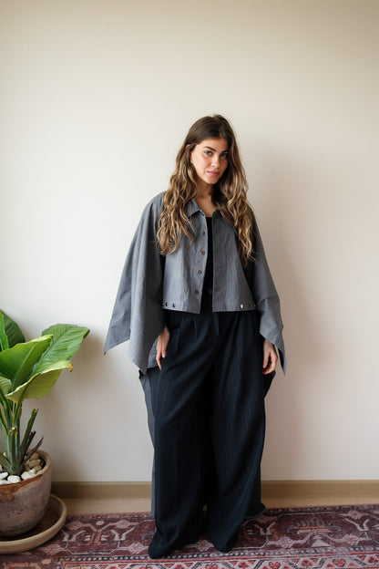 Nabila Kaftan - Dark Grey