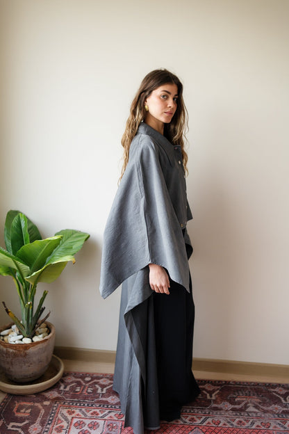 Nabila Kaftan - Dark Grey