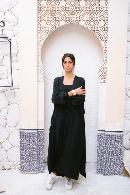 The Aura Kaftan- Black