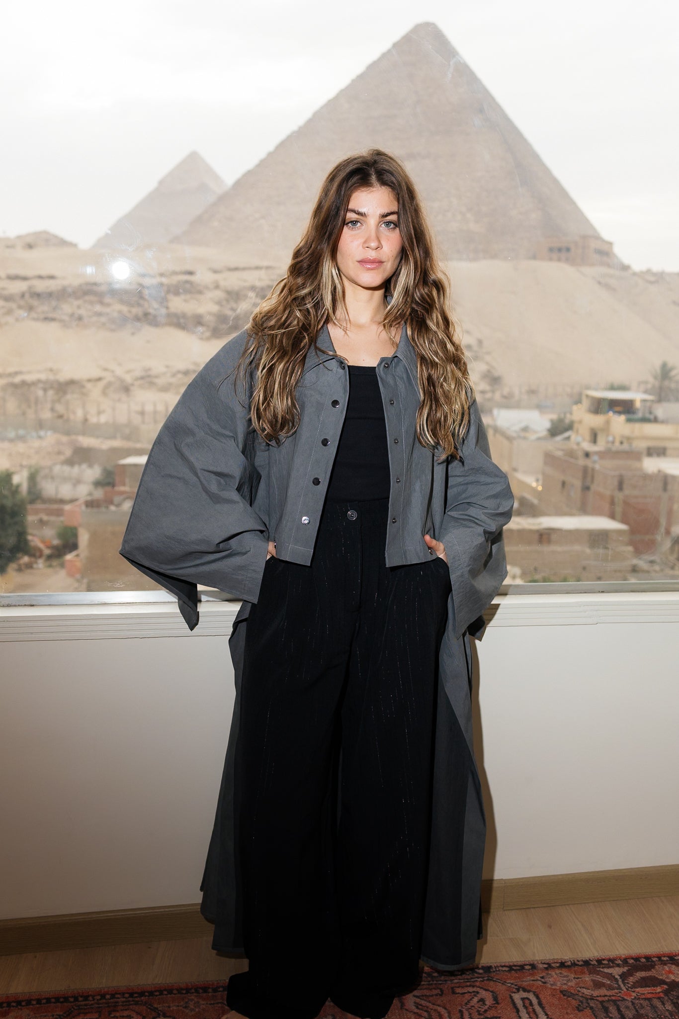 Nabila Kaftan - Dark Grey