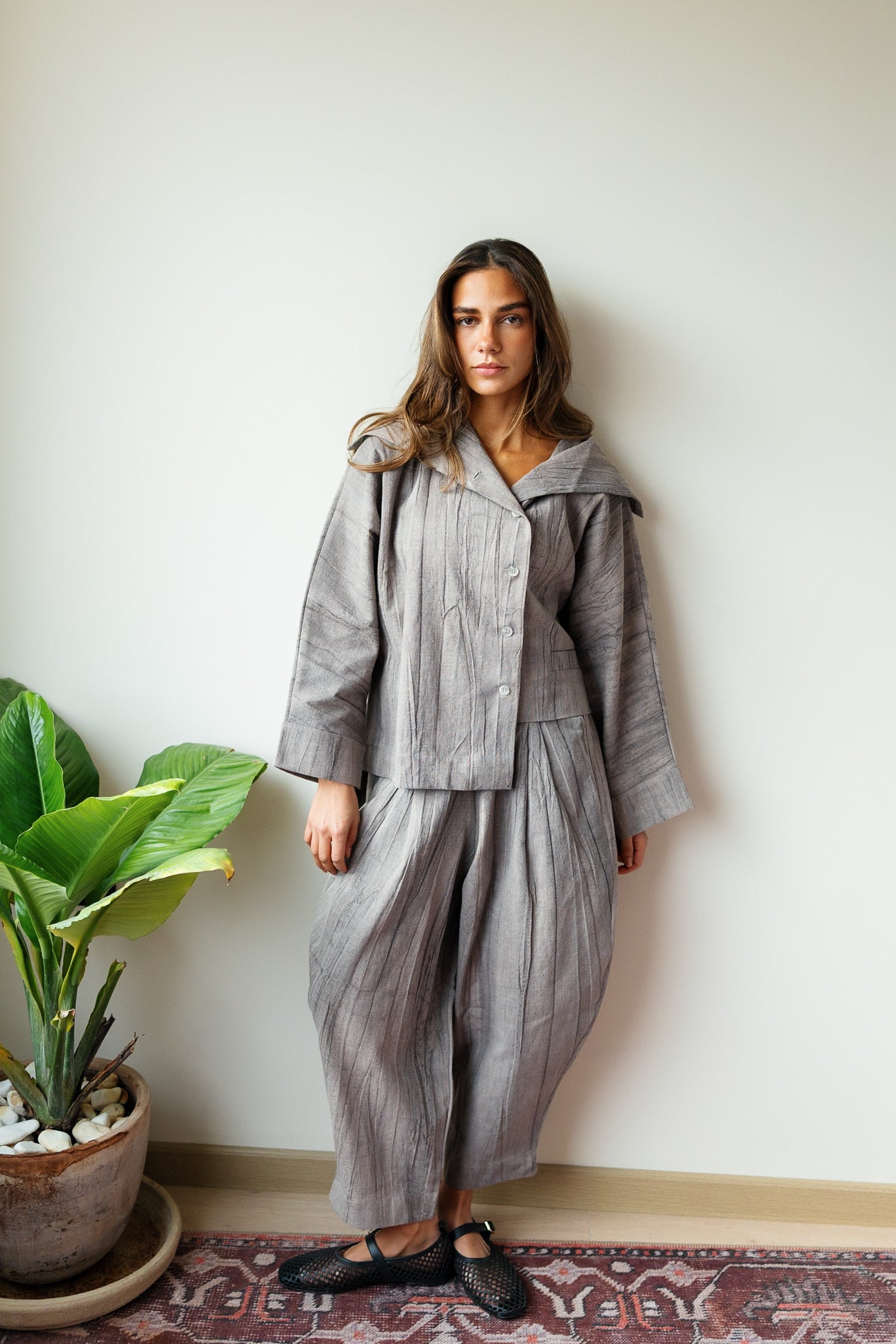 Nayla Pants - Warm Beige