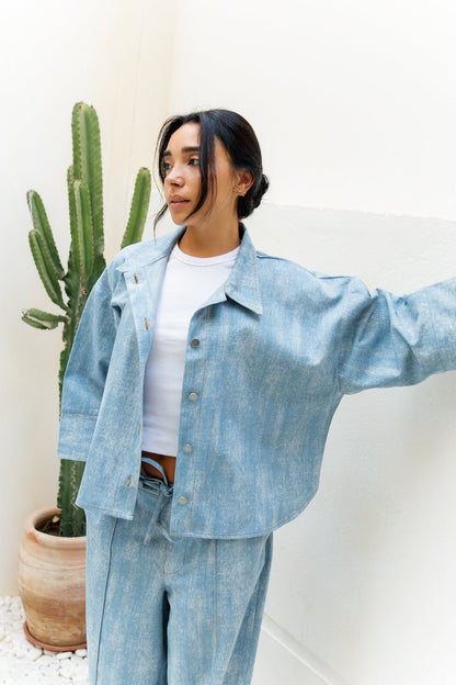 Light Faded Denim Shirt