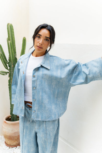 Light Faded Denim Shirt