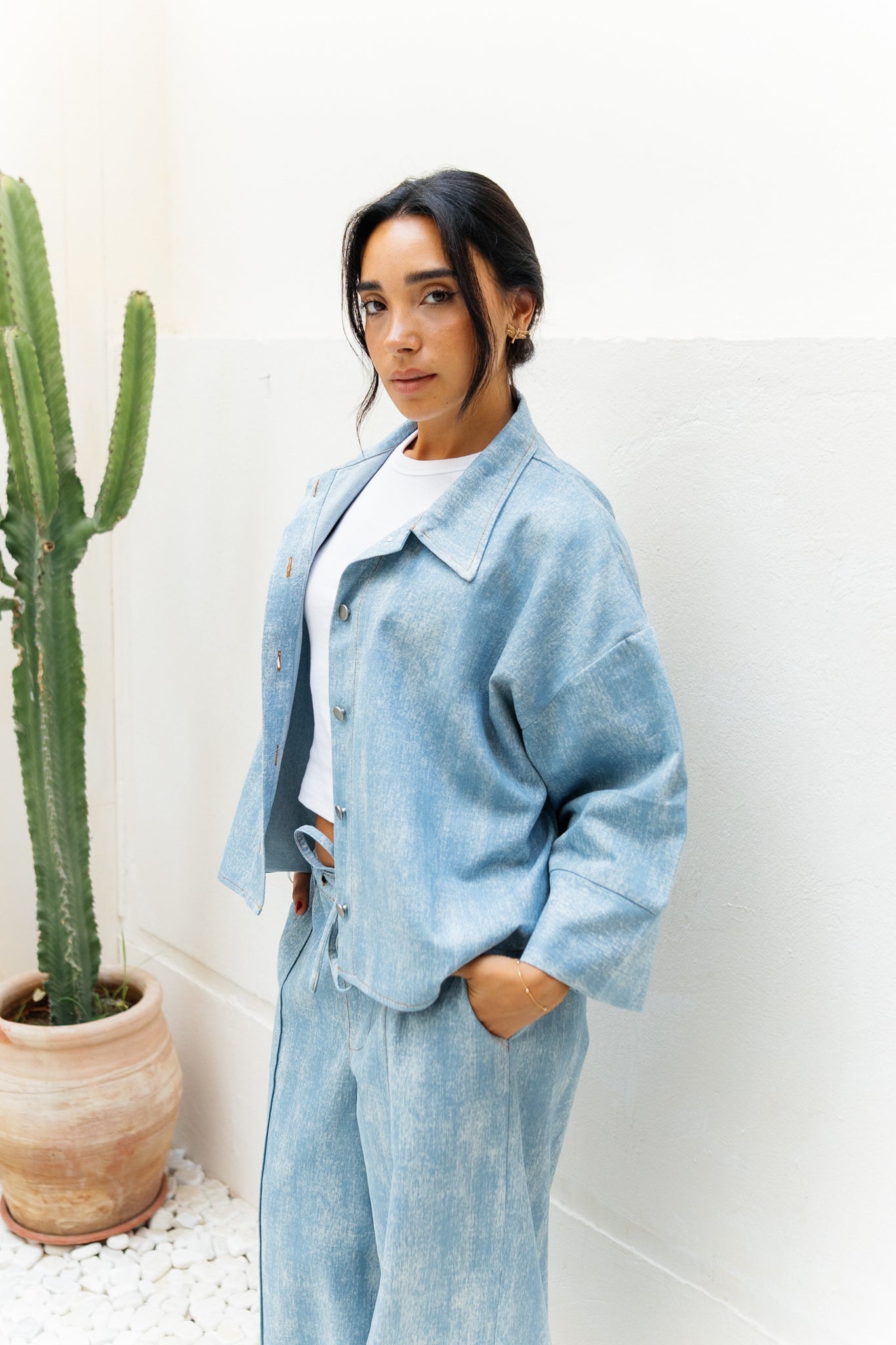 Light Faded Denim Shirt