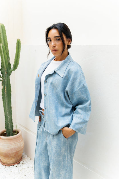 Light Faded Denim Shirt