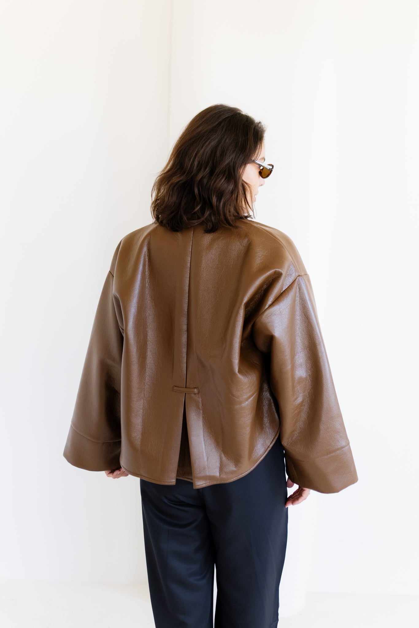 Urban Leather Jacket - Brown